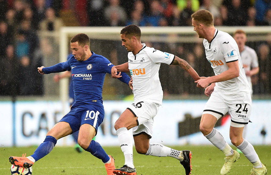 斯旺西客场失利,保级压力不减 斯旺西客场失利,保级压力不减