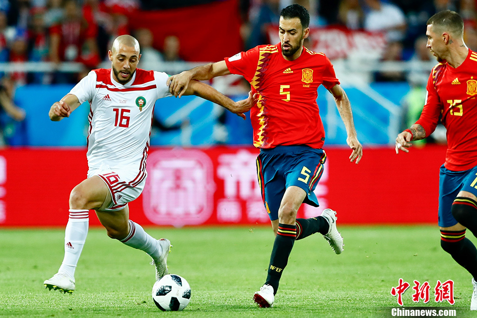 英国威廉希尔-西班牙战平摩洛哥占据小组第一